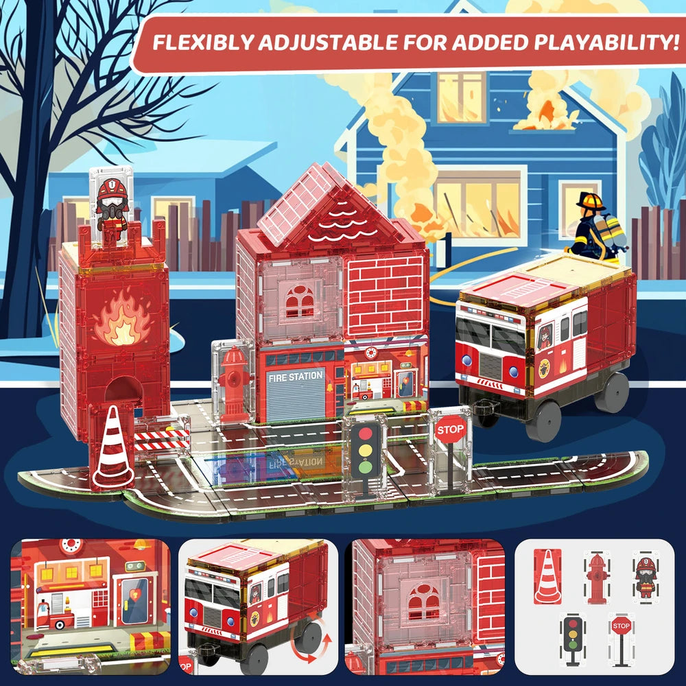 Magnetic Tiles Building Toys for Kids