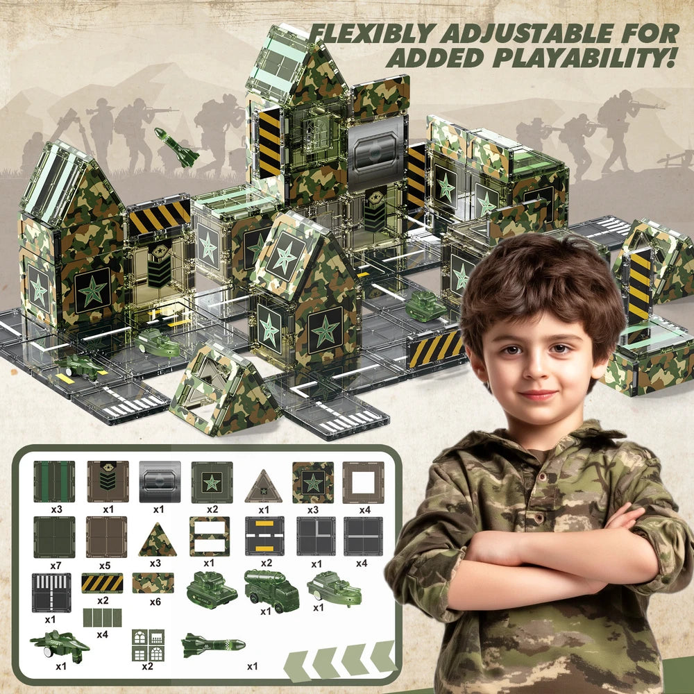Magnetic Tiles Building Toys for Kids