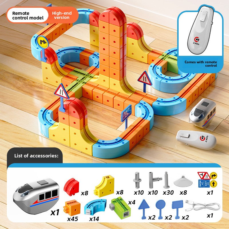 Magnetic Track Train Set for Children