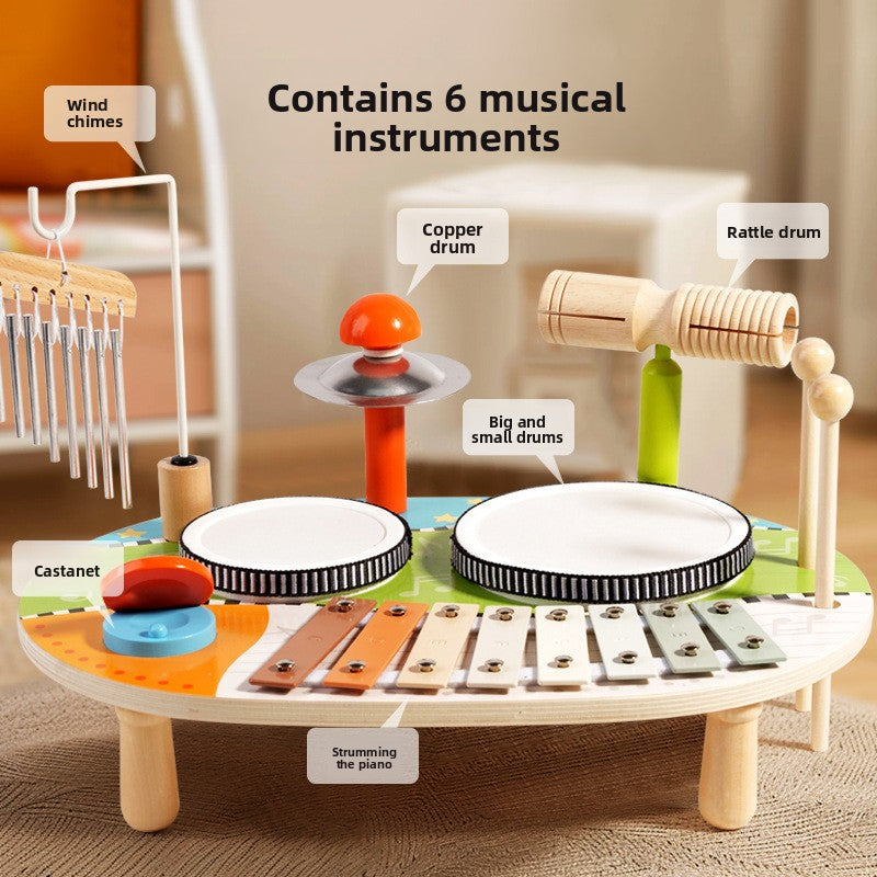 Children Wooden Percussion Music Toy Set